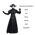 Plague Doctor Costume – Medieval Hooded Robe Cosplay Set