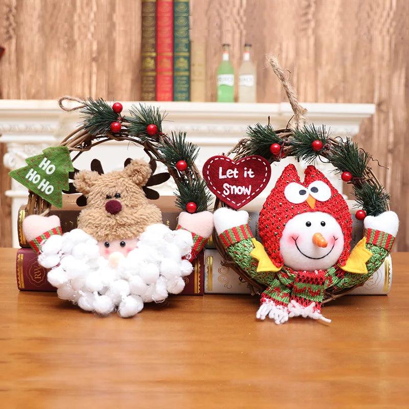 Christmas Character Wreath Decoration, Small to Large