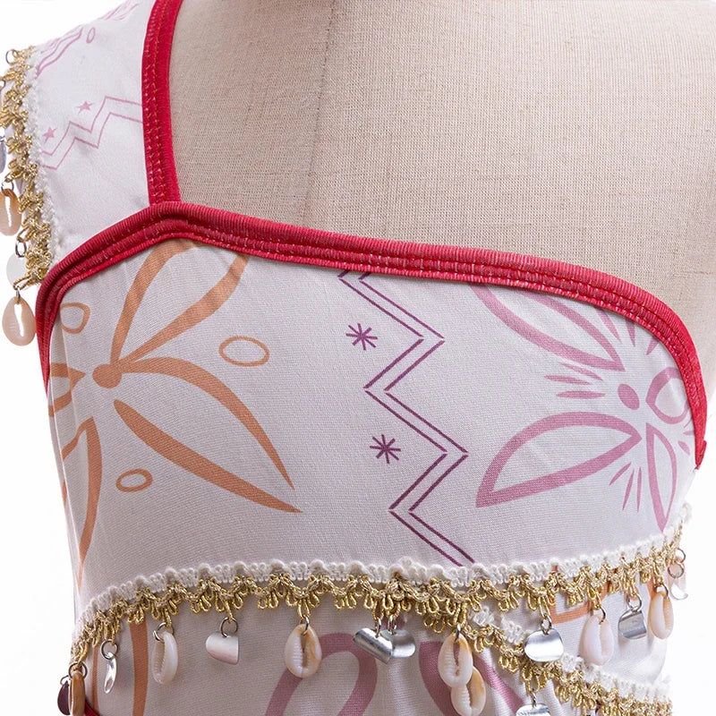 Kids Moana 2 Princess Adventure Costume Dress – Vaiana Outfit