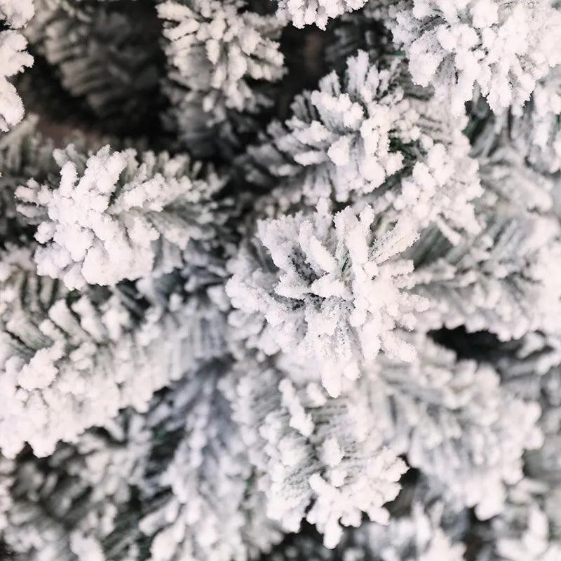 4 to 7 ft Flocked White Artificial Christmas Tree