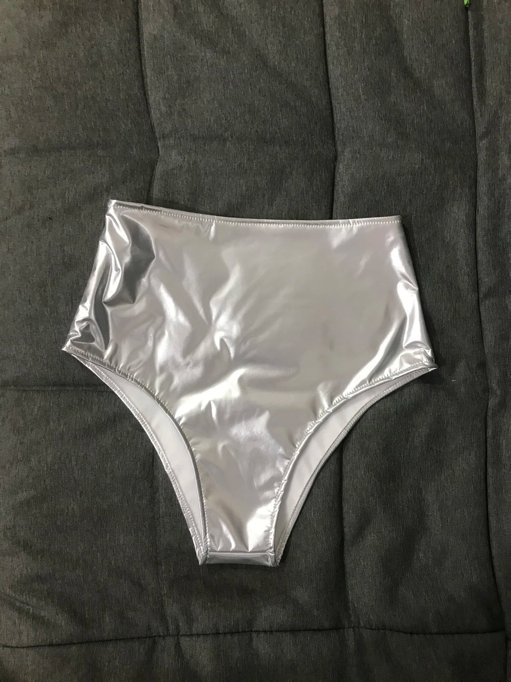 Glossy Metallic Triangle Performance Shorts