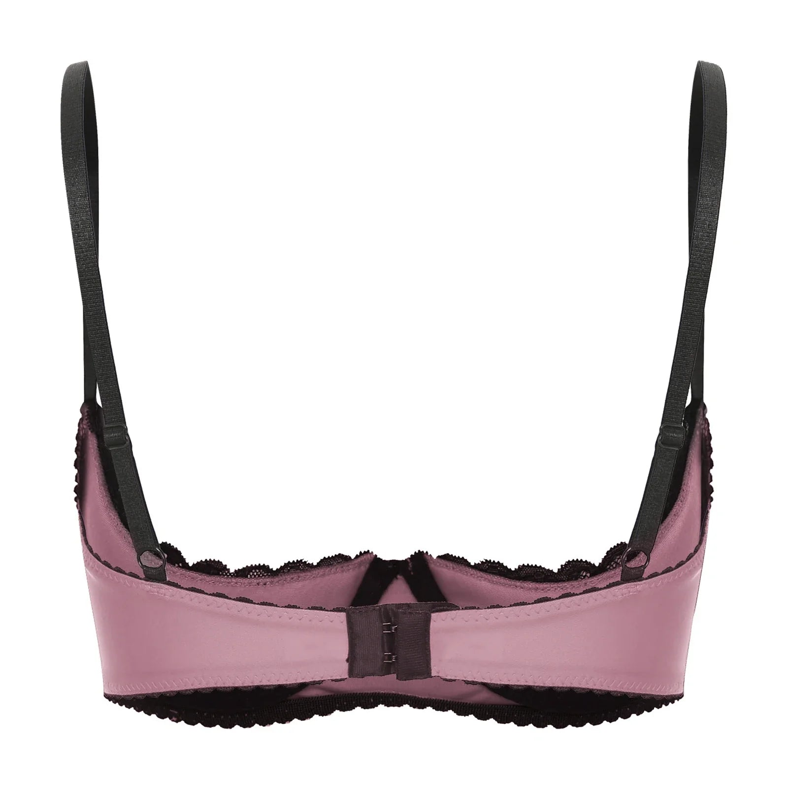 Lace Underwire Half-Cup Balconette Bra