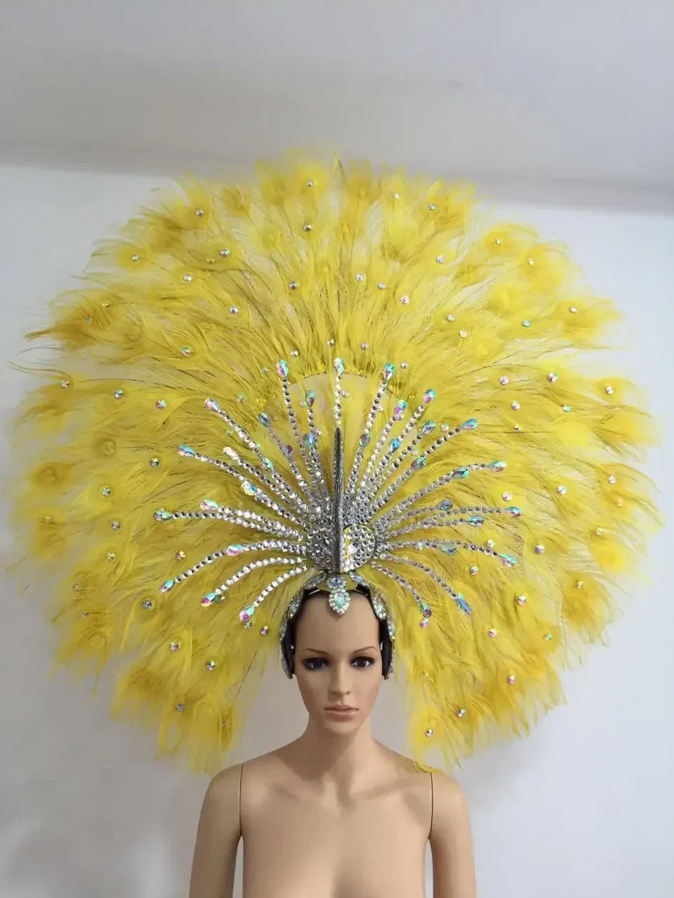 The Stardust Mirage – Premium Mohawk Feather Samba Carnival Headdress
