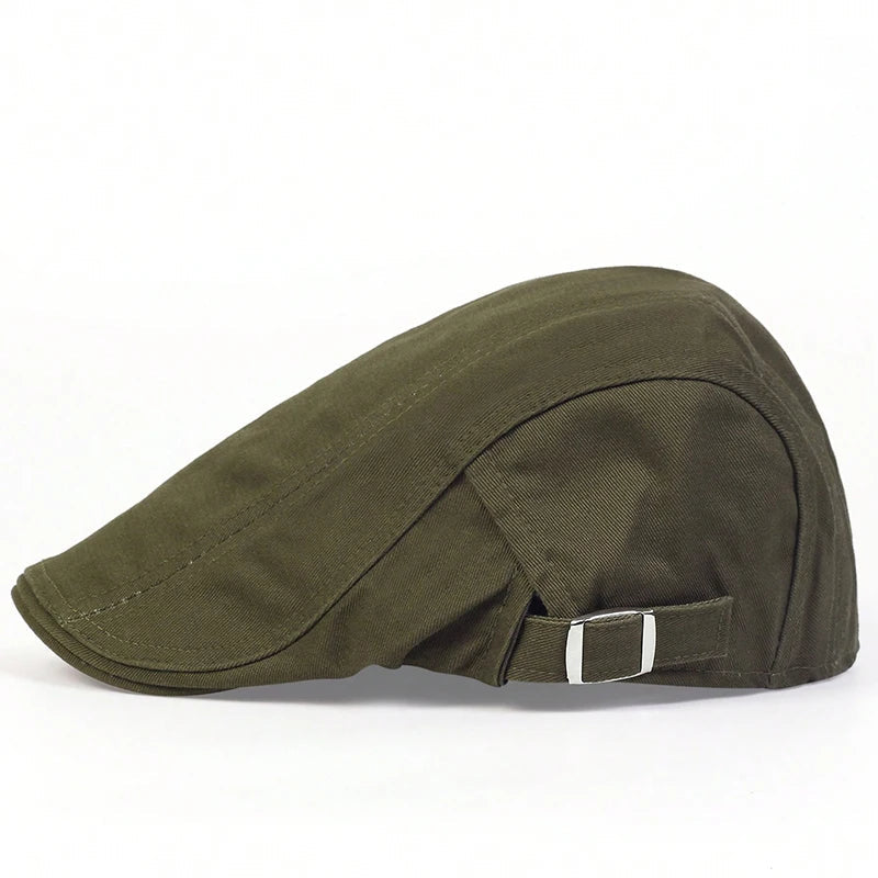British Newsboy Flat Cap for Casual Vintage Outdoor Style