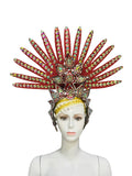 Brazil Rio Spanish Cuba Santiago Havana Venice Dionysia carnival Float Mask dress masque ball costume samba Golden Crown