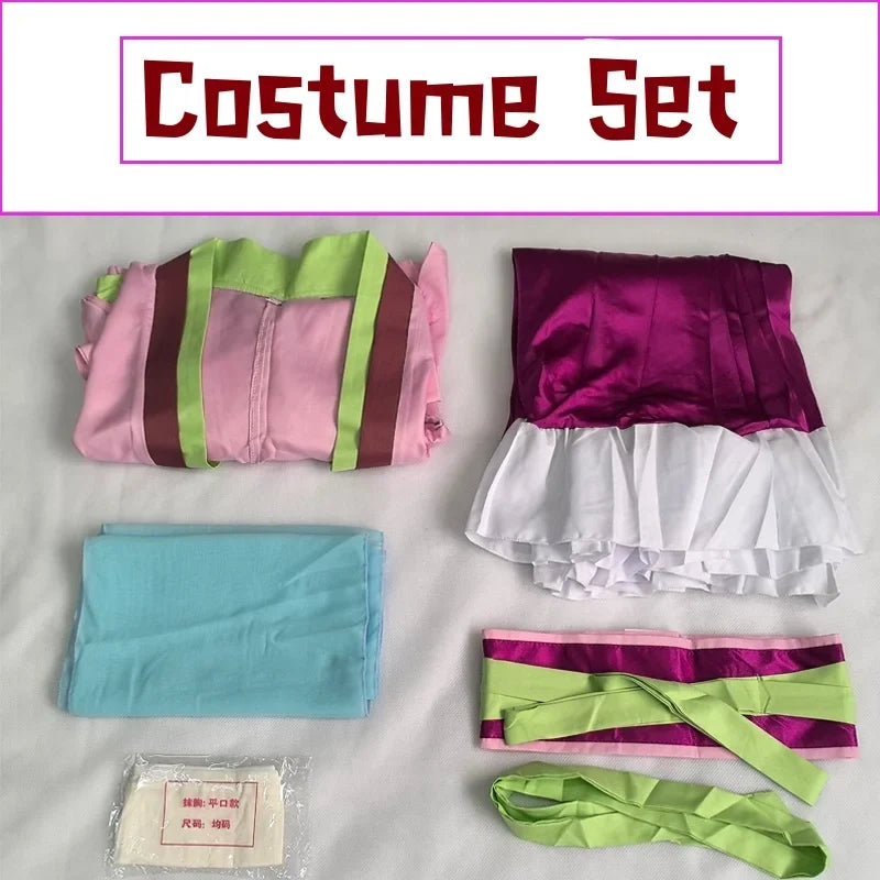 Maomao Anime Cosplay Costume – Pink Dress Outfit Set