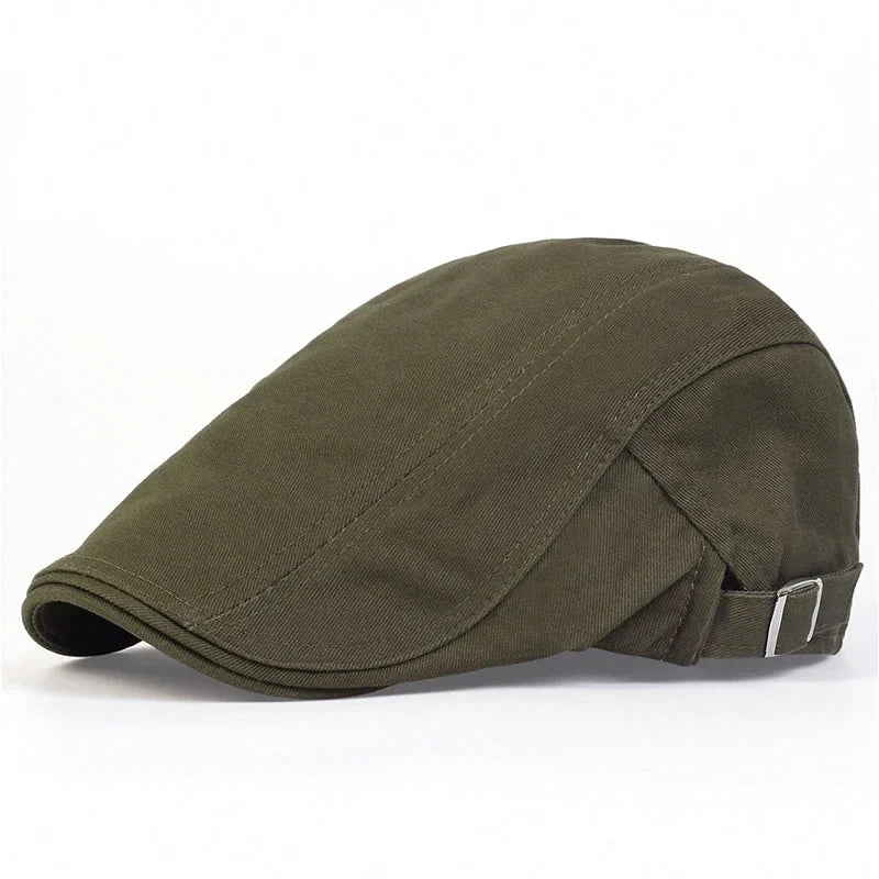 British Newsboy Flat Cap for Casual Vintage Outdoor Style