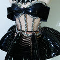 The Stardust Midnight Cabaret Cage Set – Luxury Rhinestone Showgirl Costume