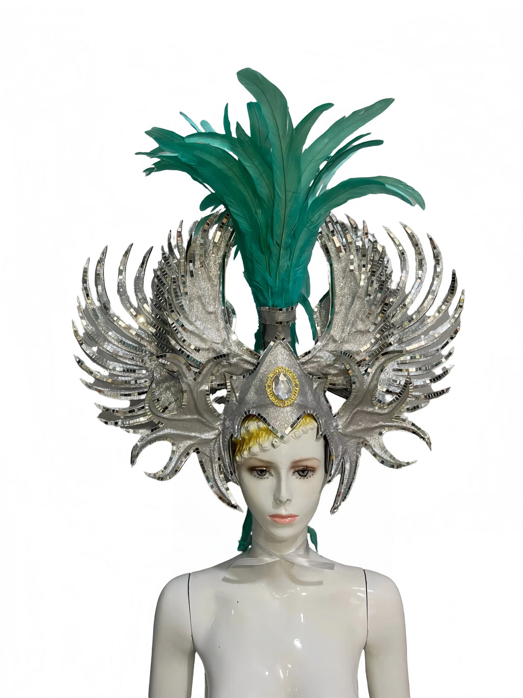 The Stardust Luminary – Premium Feathered Carnival & Samba Halo Headdress