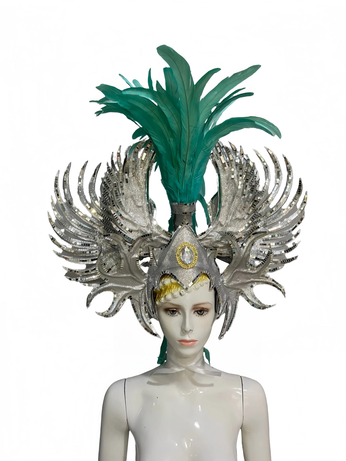 The Stardust Luminary – Premium Feathered Carnival & Samba Halo Headdress