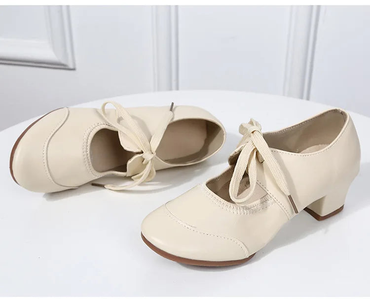 The Stardust Encore Practice Oxford – Leather Latin & Jazz Dance Shoe