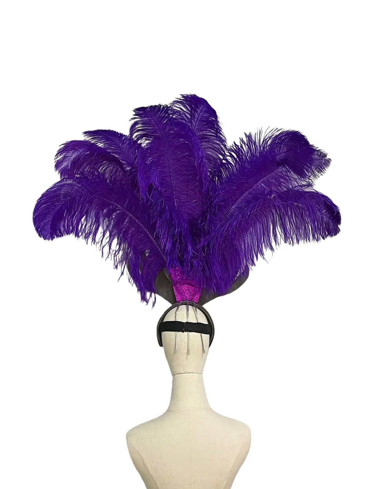 The Stardust Sovereign – Majestic Feathered Samba Carnival Headdress