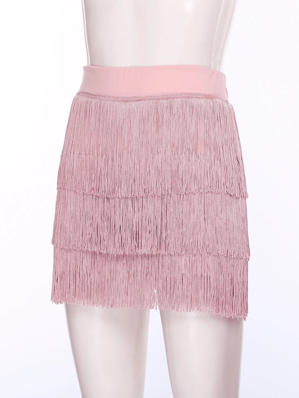 The Stardust Havana Fringe Skirt – High-Waist Tiered Tassel Performance Skirt