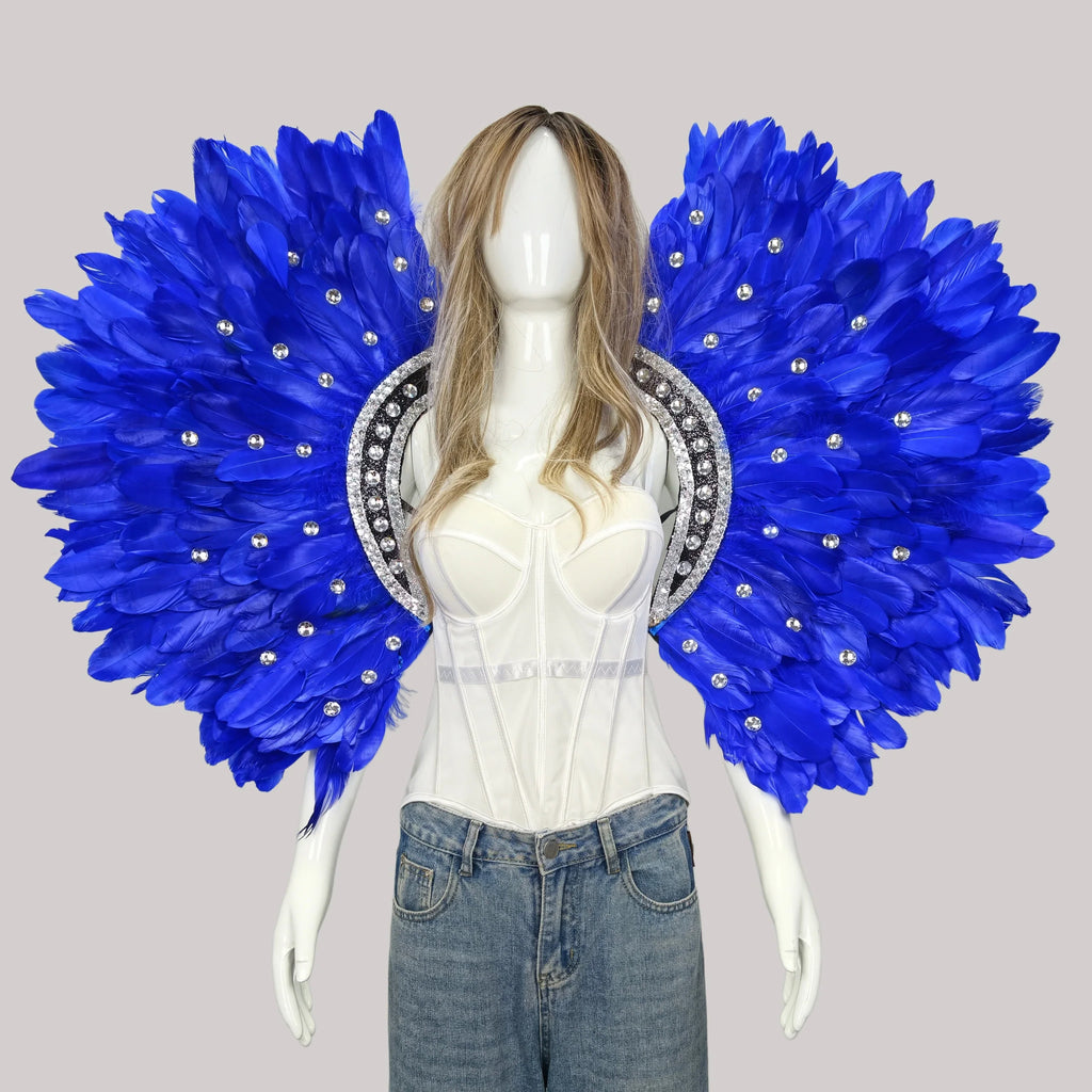 Unisex Feather Carnival Shawl & Scarf Performance Accessory
