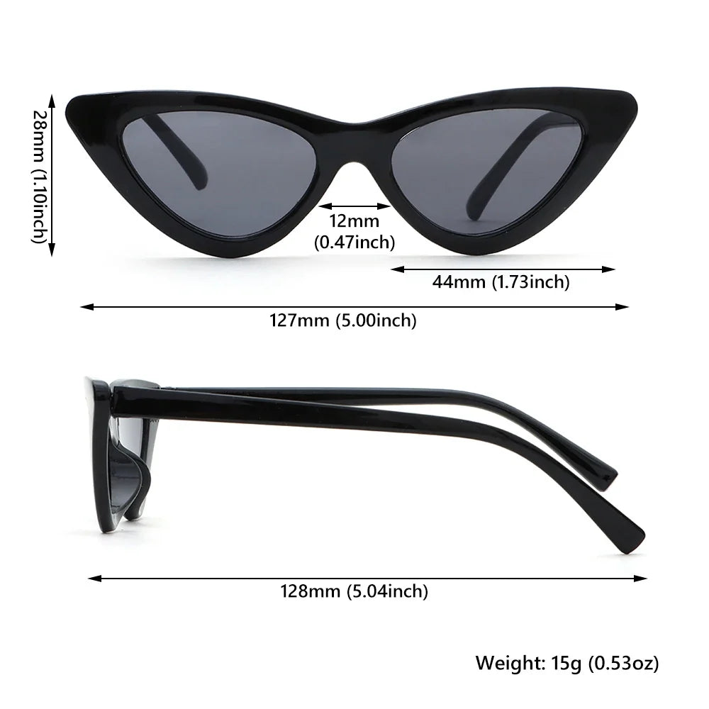 Kids Cat Eye Triangle UV400 Sunglasses for Boys & Girls