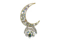 Rhinestone Moon Headpiece