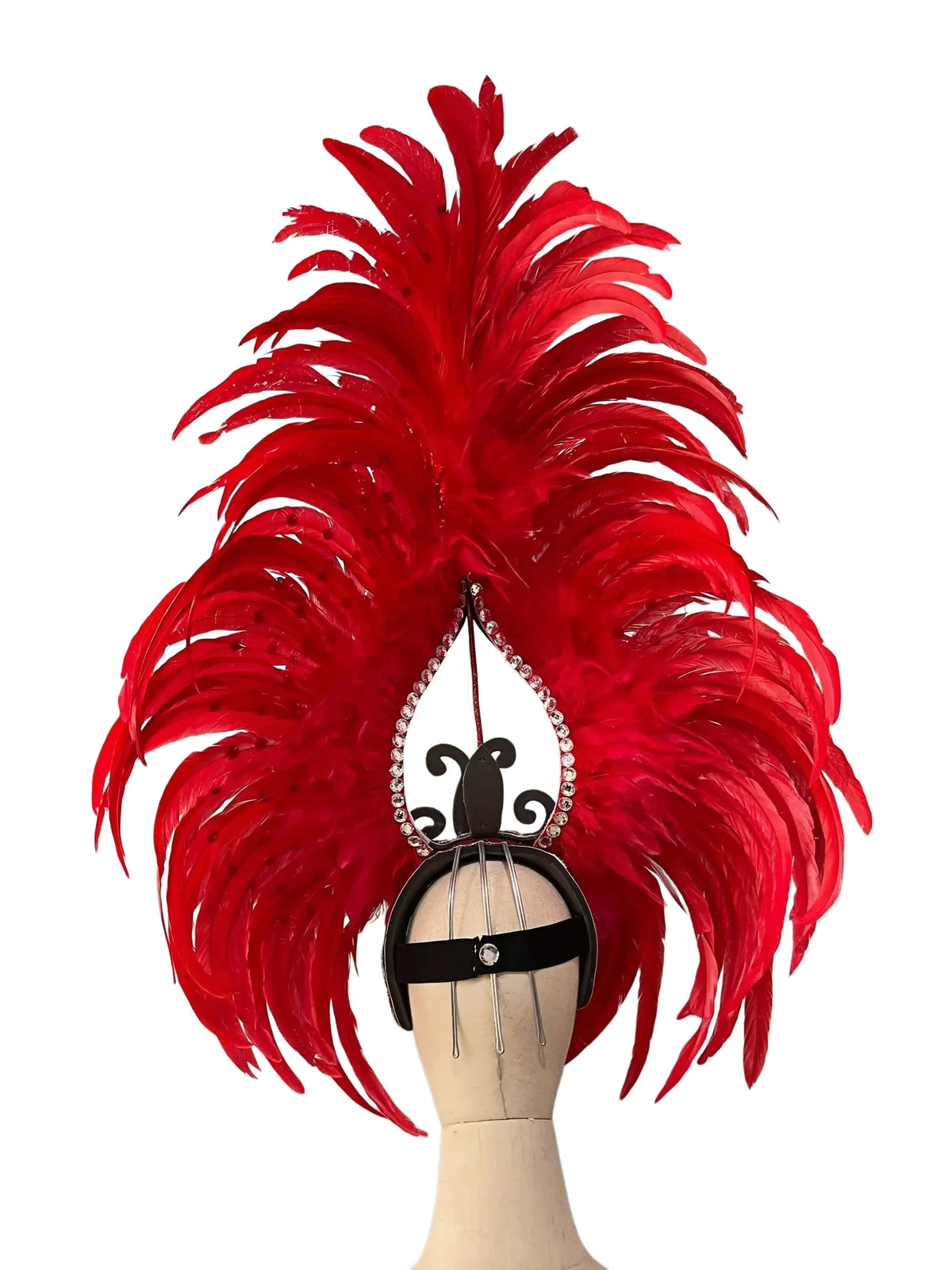 The Stardust Sovereign – Majestic Feathered Samba Carnival Headdress