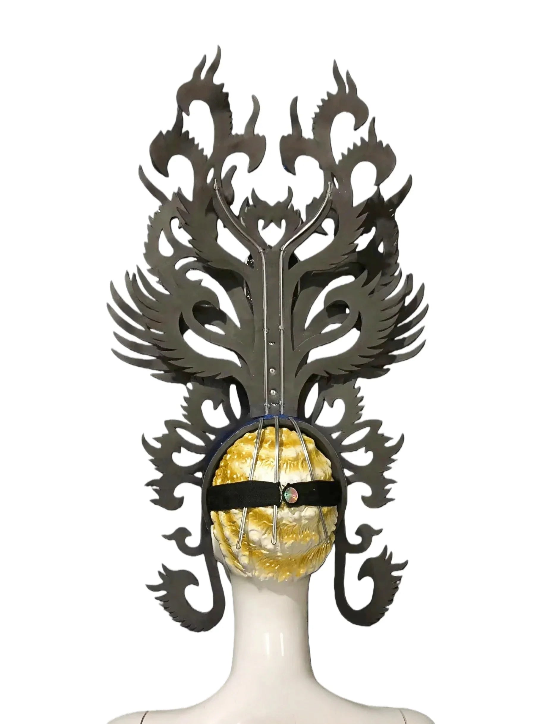 Brazil Rio Spanish Cuba Santiago Havana Venice Dionysia carnival Float Mask dress masque ball costume samba Golden Crown