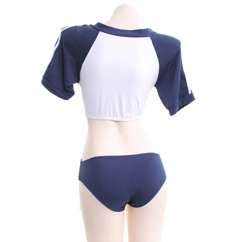 Japanese Anime School Girl Cheerleader Costume – Gym Cosplay Outfit