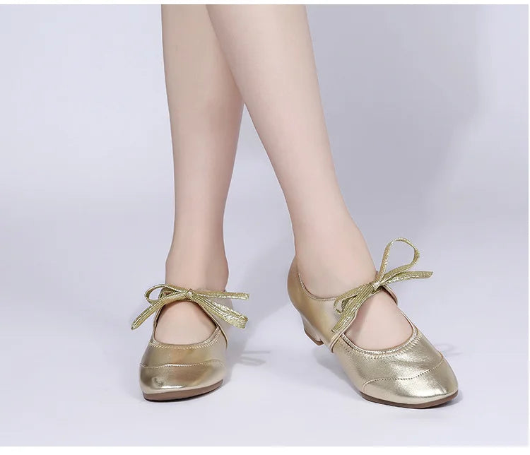 The Stardust Encore Practice Oxford – Leather Latin & Jazz Dance Shoe