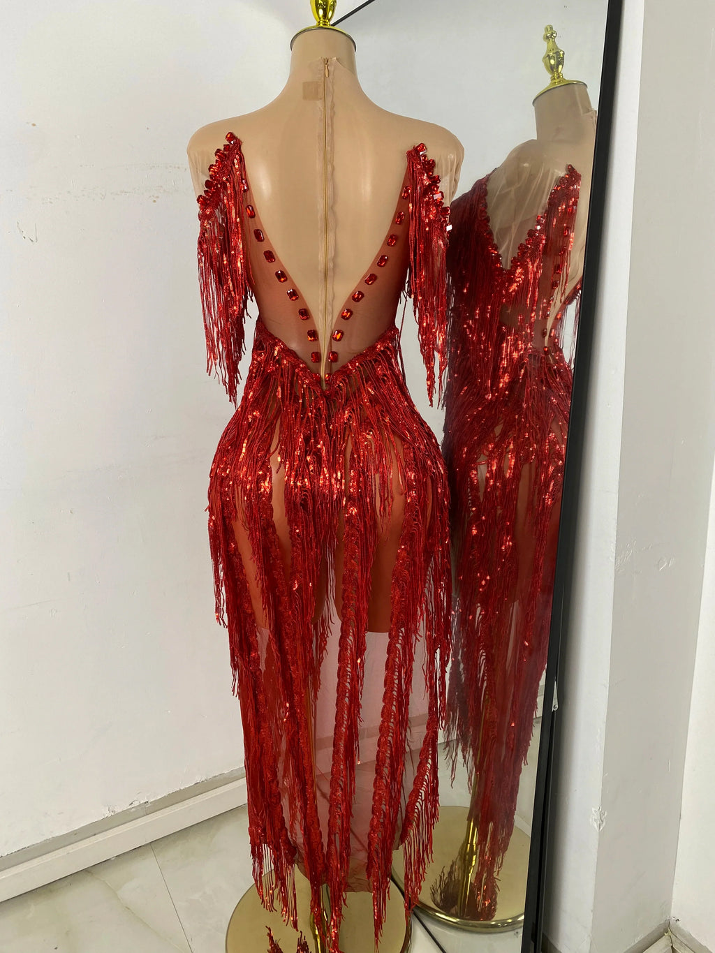 Vintage-Inspired Tassel Long Dress For Women