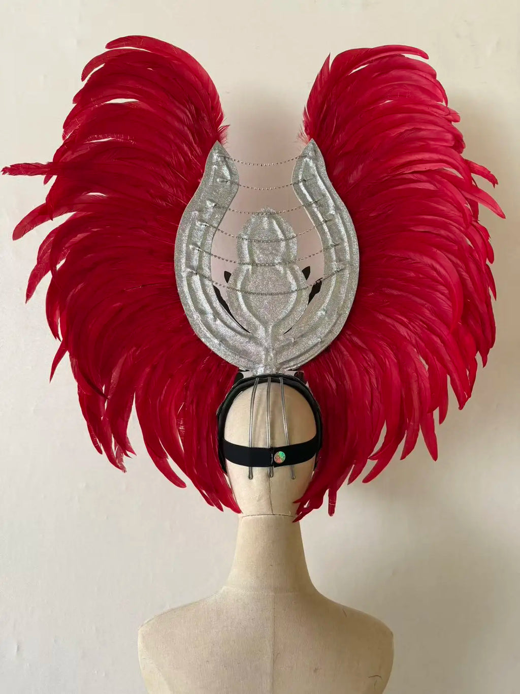 The Stardust Aurora Feather Headdress – Light Purple Cabaret & Carnival Crown