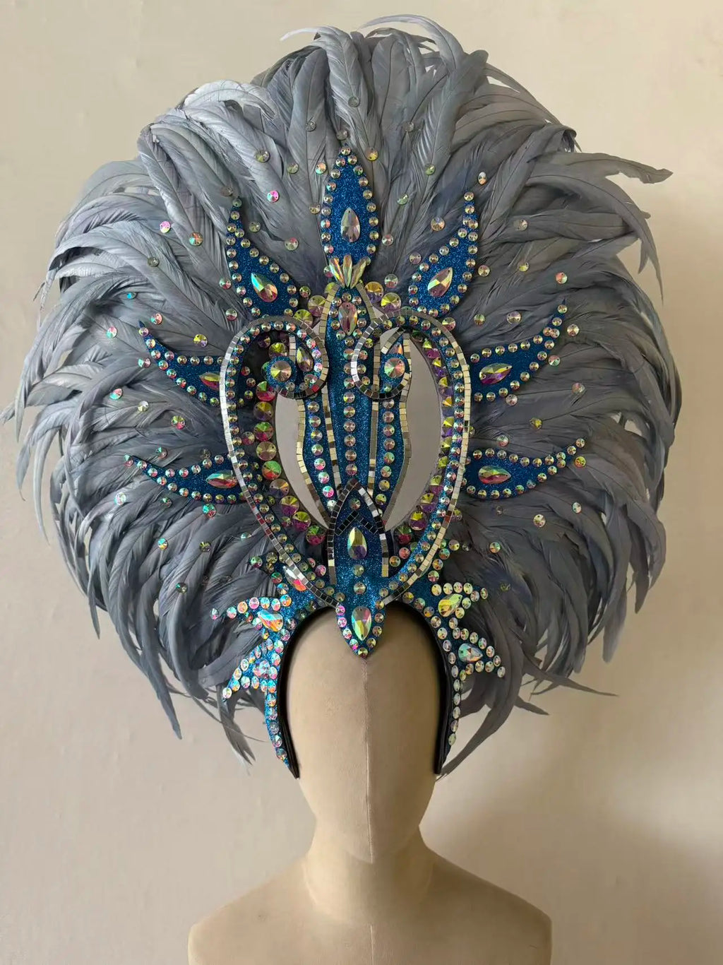 The Stardust Copacabana Feather Crown – Samba Parade Headdress
