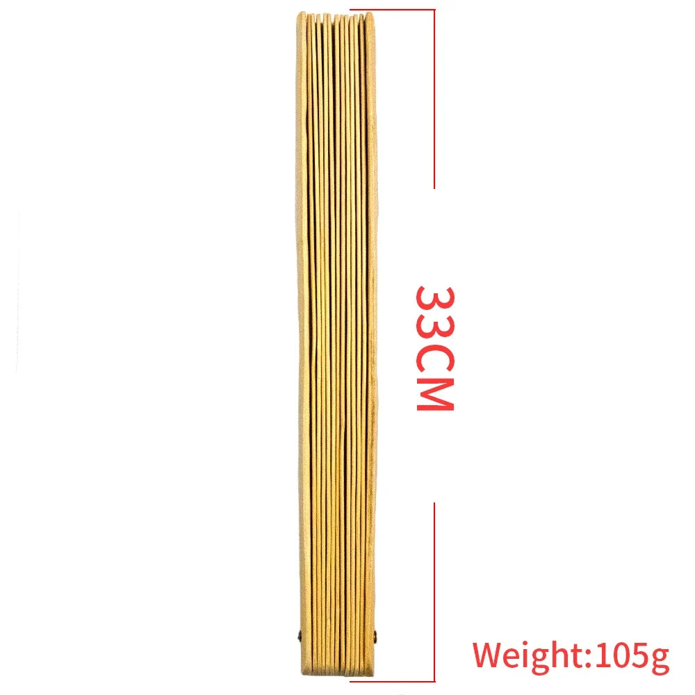 13IN Professional Ostrich Feather Fan Staves