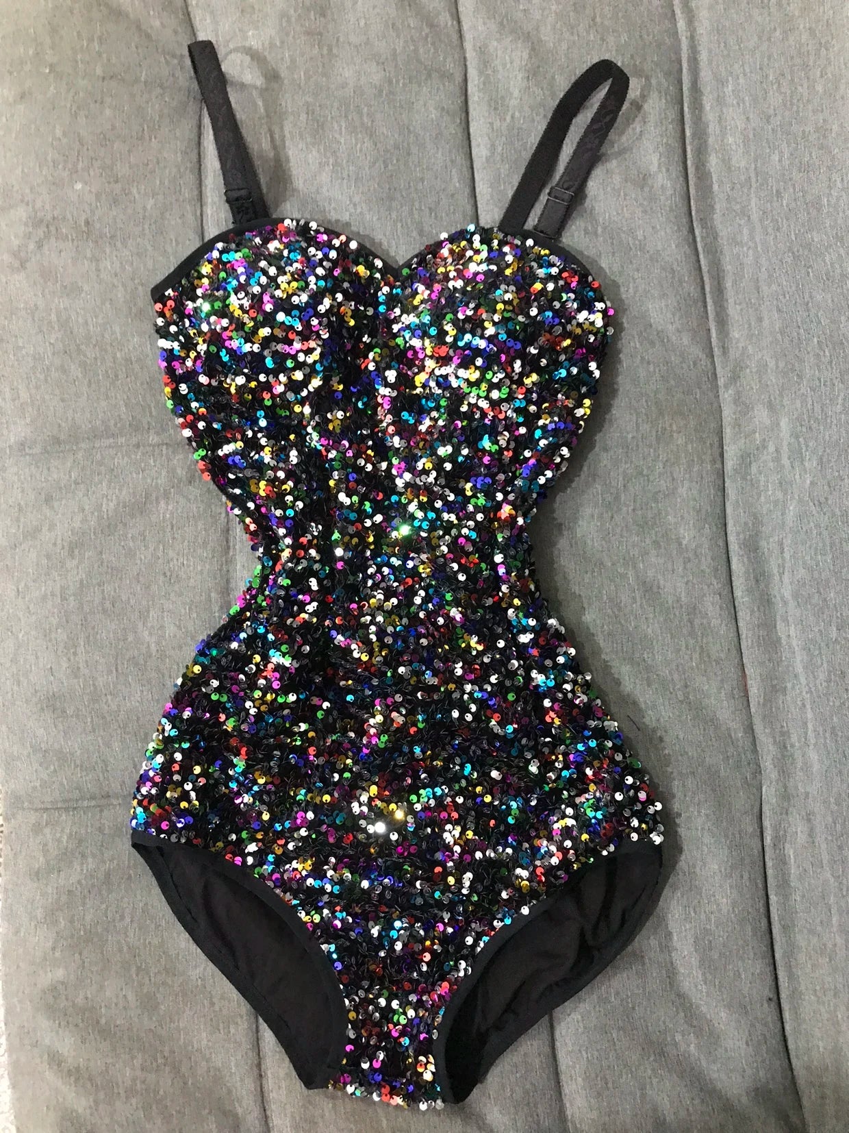 The Stardust Dynasty Sequin Bodysuit – Luxury Structured Stage Leotard