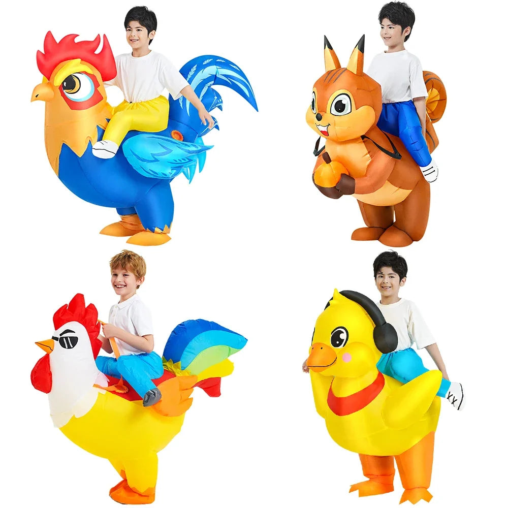 Kids Inflatable Dinosaur Costume for Boys & Girls