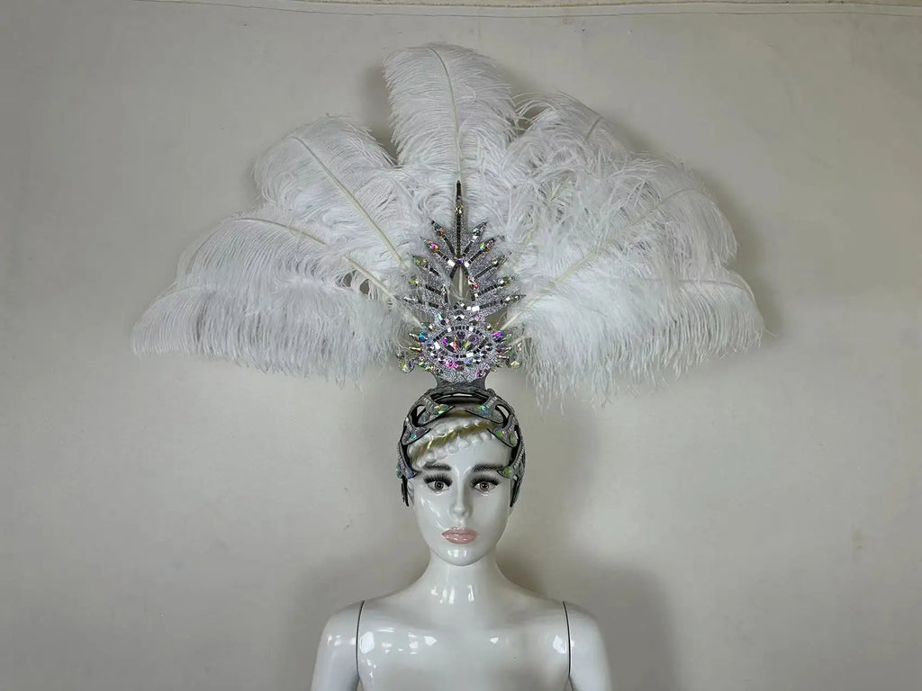 The Stardust Dionysia – Carnival & Samba Feathered Masque Ball Crown