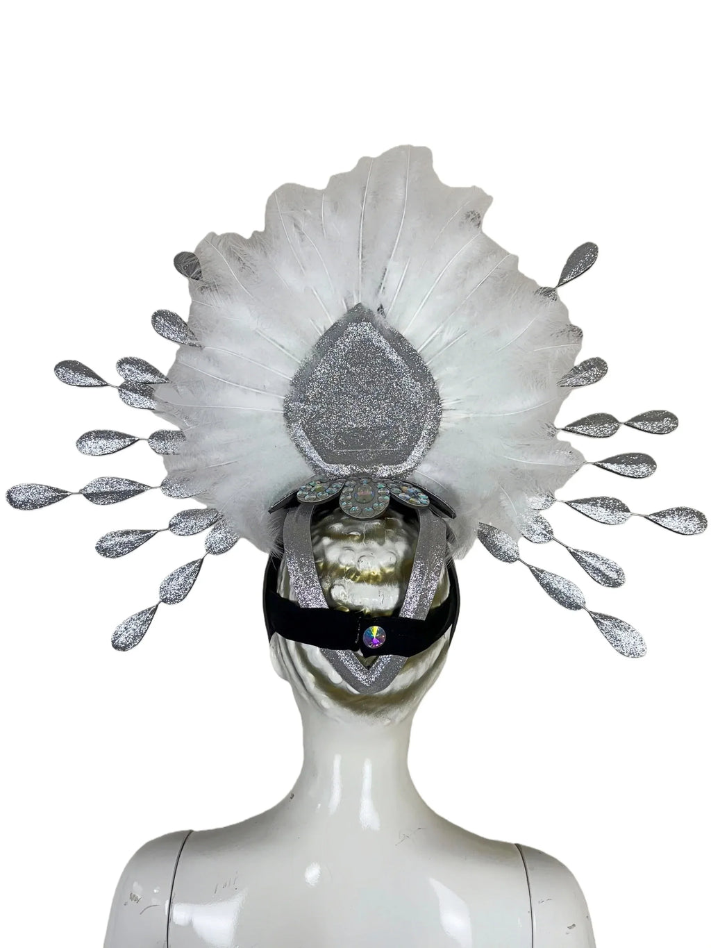 The Stardust Dionysia – Silver Starburst Carnival & Masque Ball Headdress