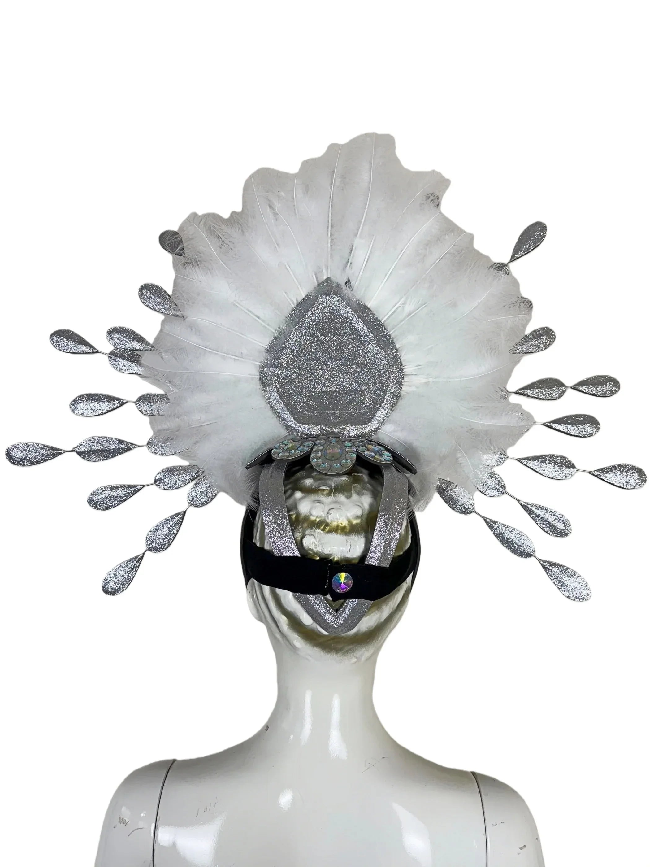 The Stardust Dionysia – Silver Starburst Carnival & Masque Ball Headdress