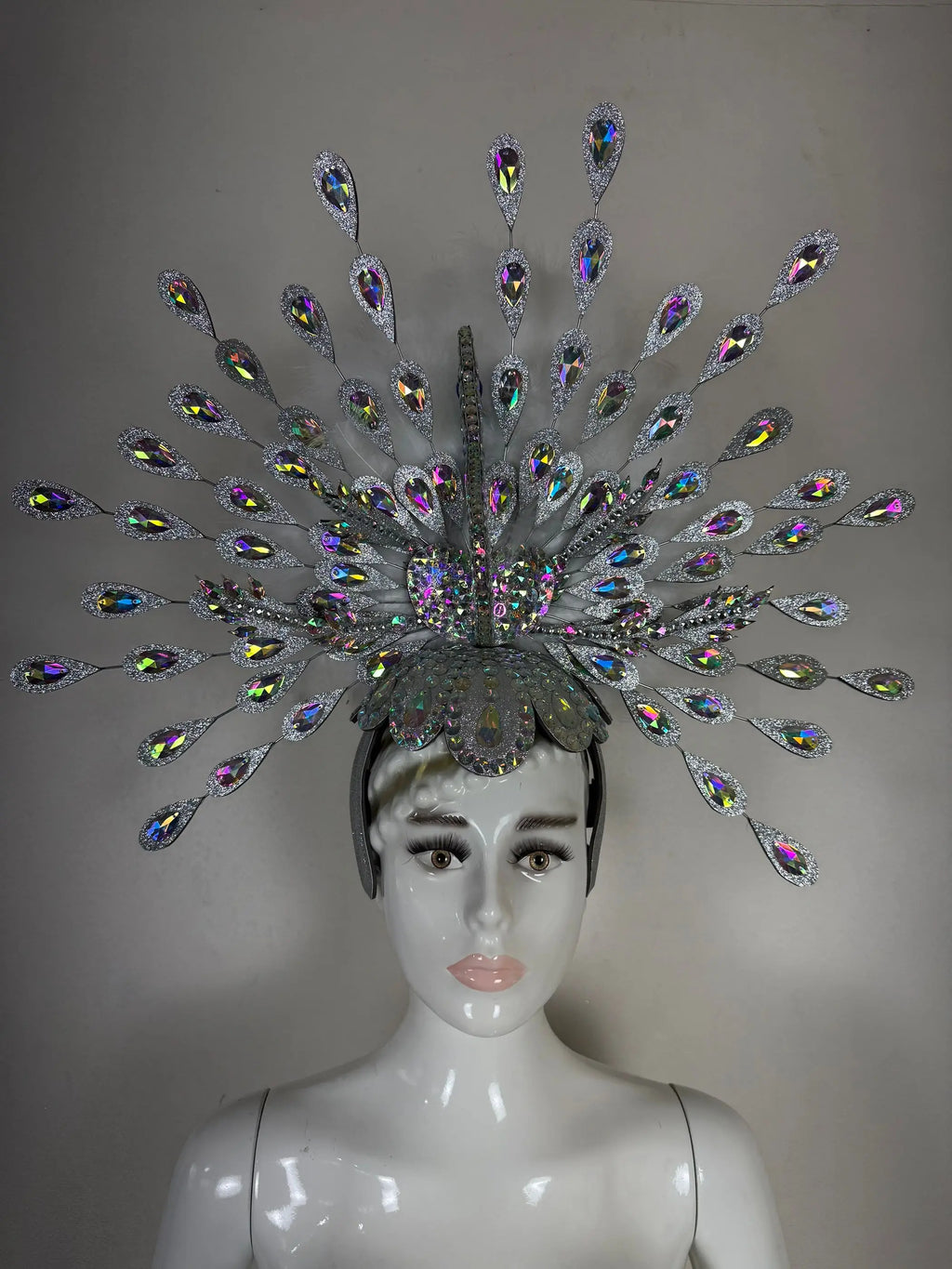 The Stardust Dionysia – Silver Starburst Carnival & Masque Ball Headdress