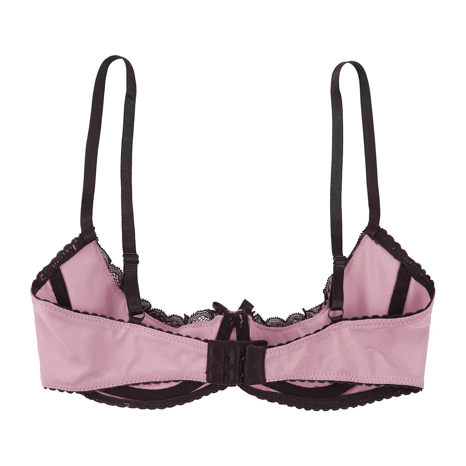 Lace Underwire Half-Cup Balconette Bra