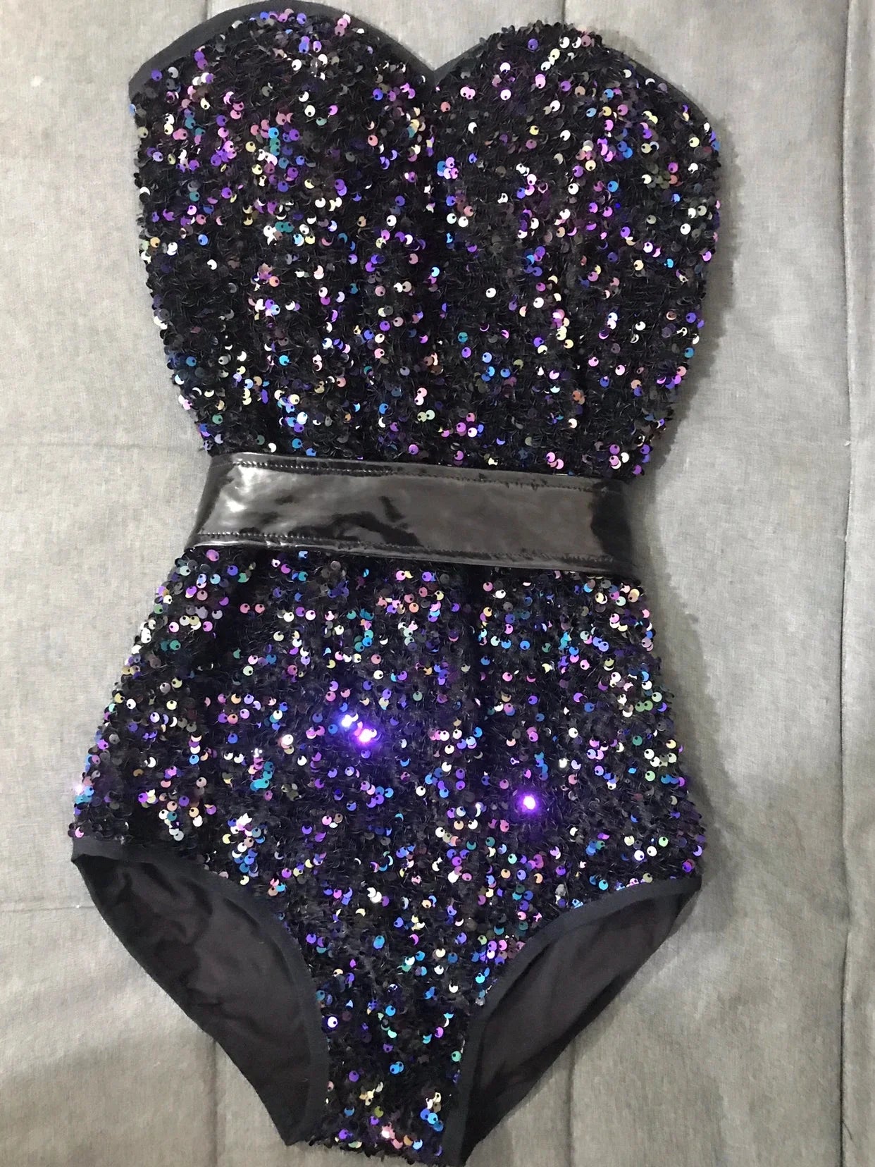The Stardust Dynasty Sequin Bodysuit – Luxury Structured Stage Leotard