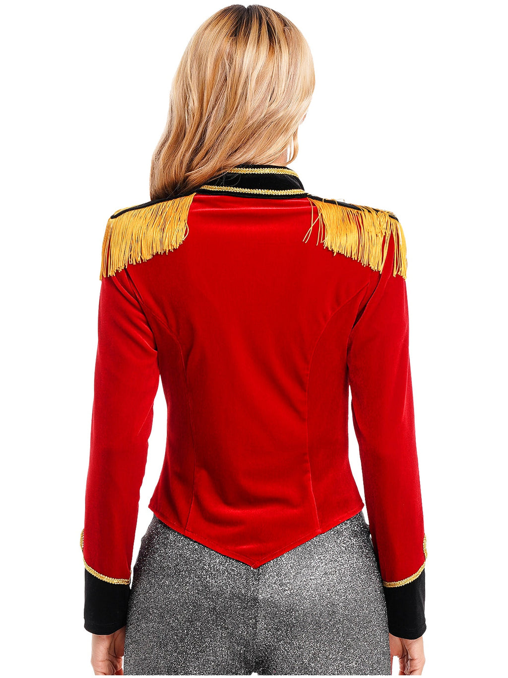 Women Circus Ringmaster Costume – Showman Tailcoat Jacket Outfit