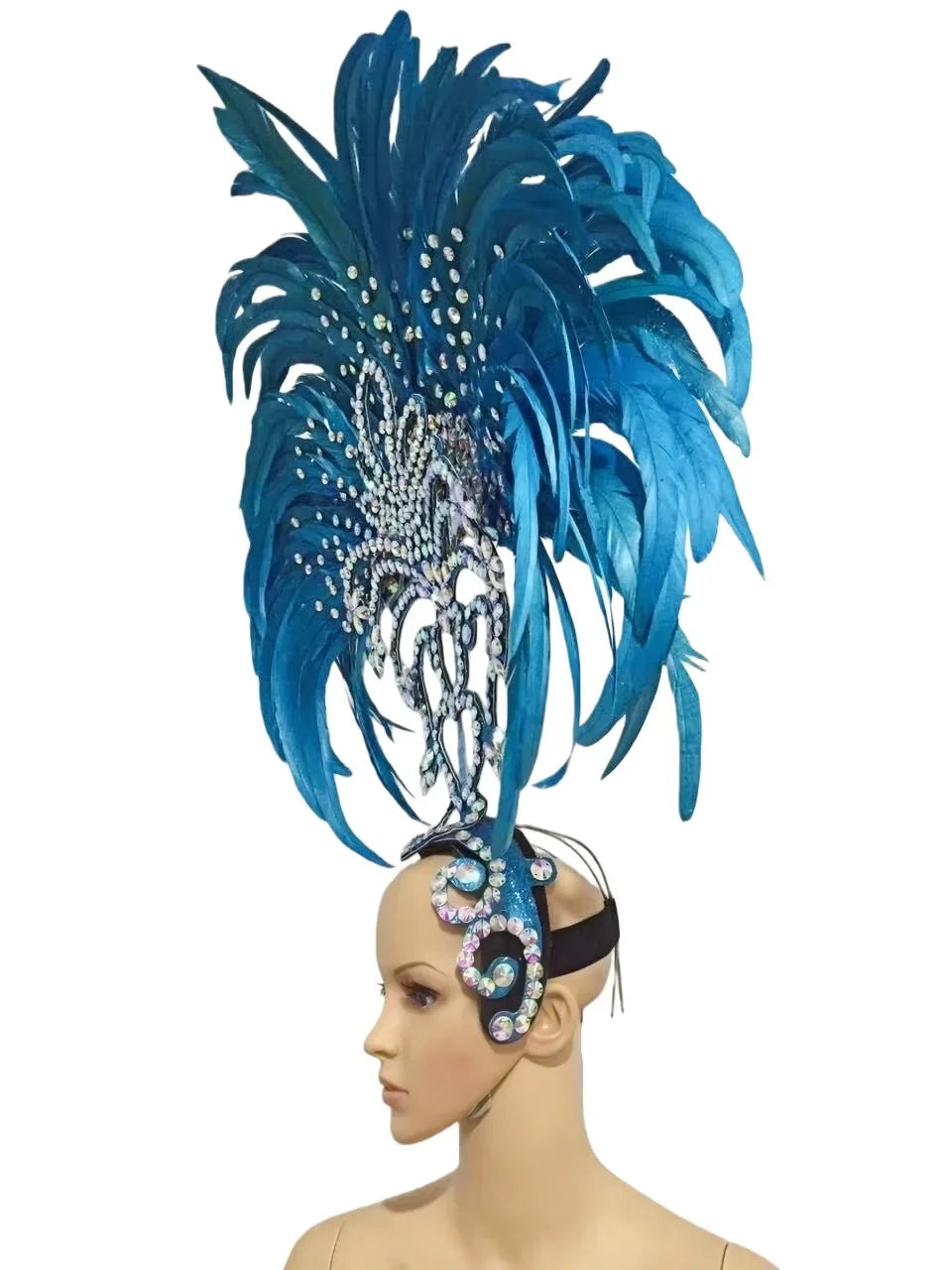 The Stardust Luminary Crown – Lavender & Multi-Tone Samba Carnival Headdress