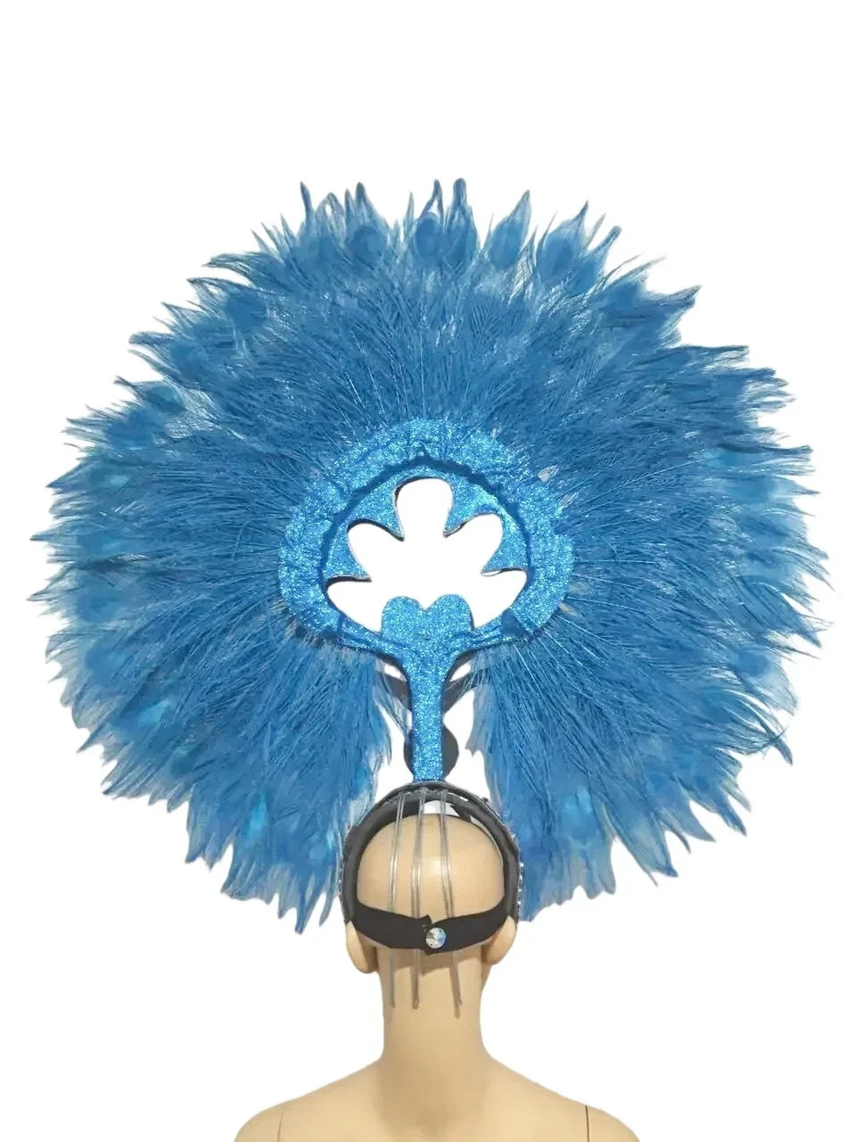 The Stardust Sovereign – Majestic Feathered Samba Carnival Headdress