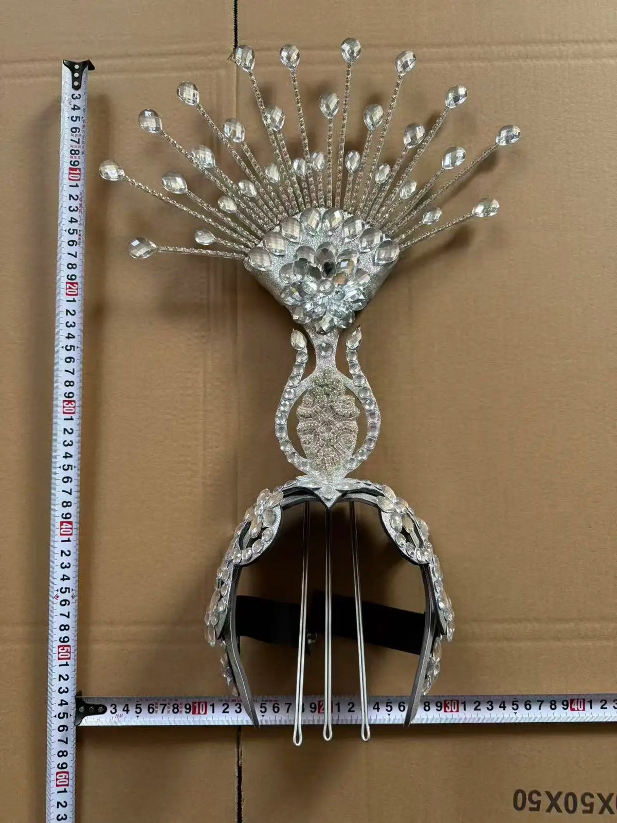 The Stardust Aurora – Premium Feathered Samba Carnival Headdress