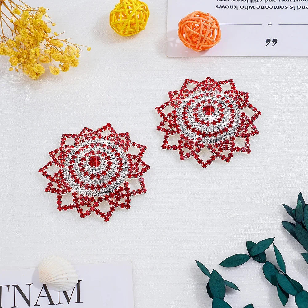Sparkling Rhinestone Reusable Nipple Pasties Set