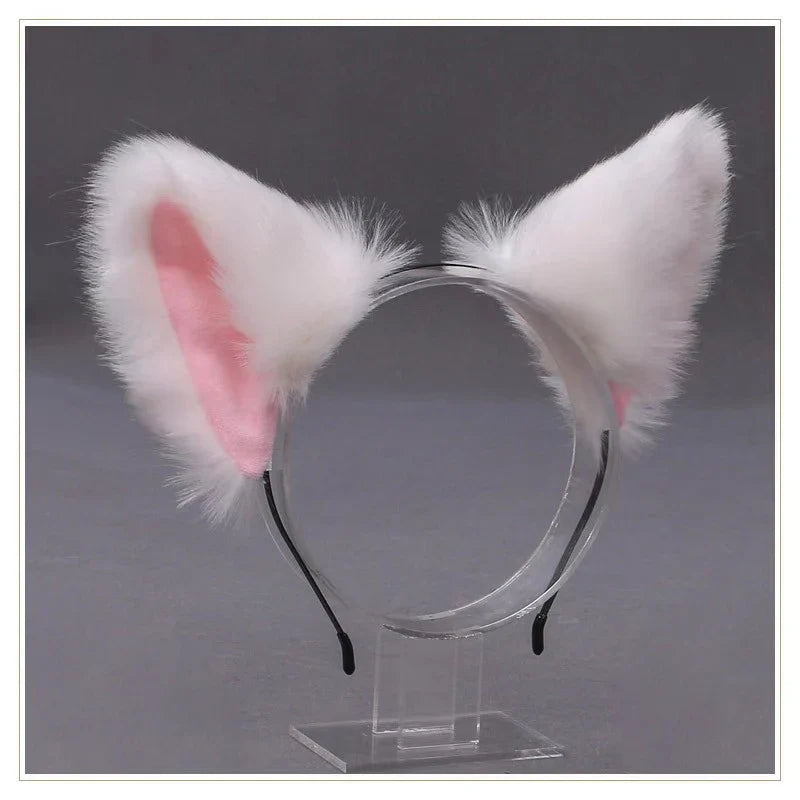 Lolita Cat & Fox Ear Cosplay Headband for Women & Girls