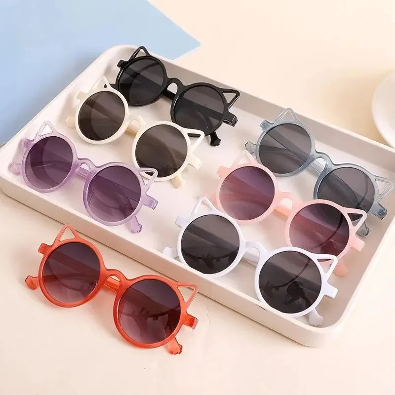 Kids Animal Cartoon Ear UV400 Sunglasses for Boys & Girls