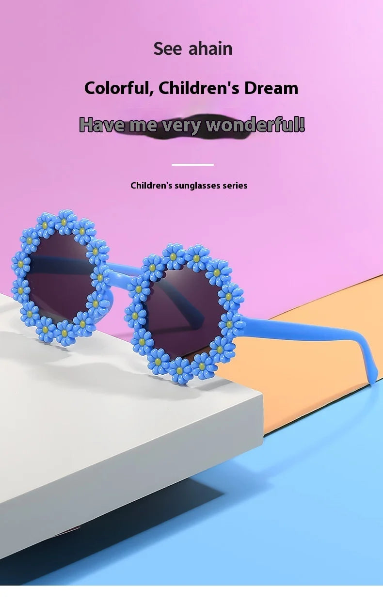 Kids Daisy Flower UV400 Sunglasses for Boys & Girls