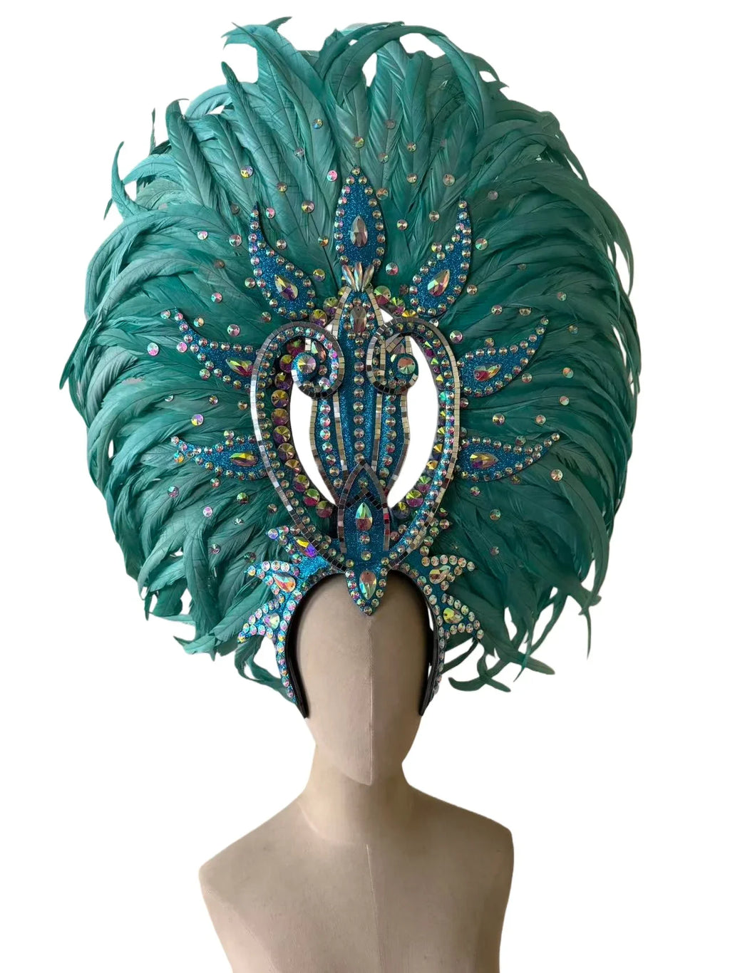 The Stardust Copacabana Feather Crown – Samba Parade Headdress
