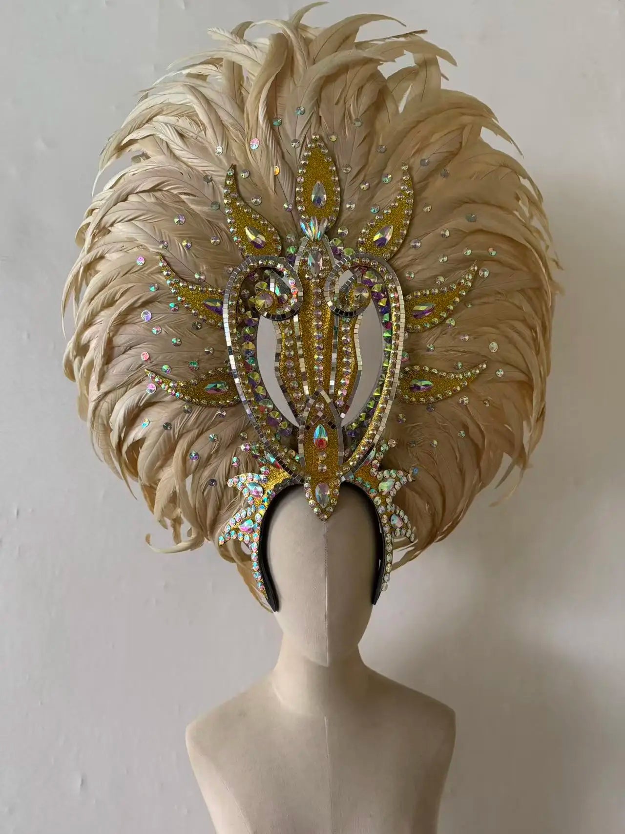 The Stardust Copacabana Feather Crown – Samba Parade Headdress