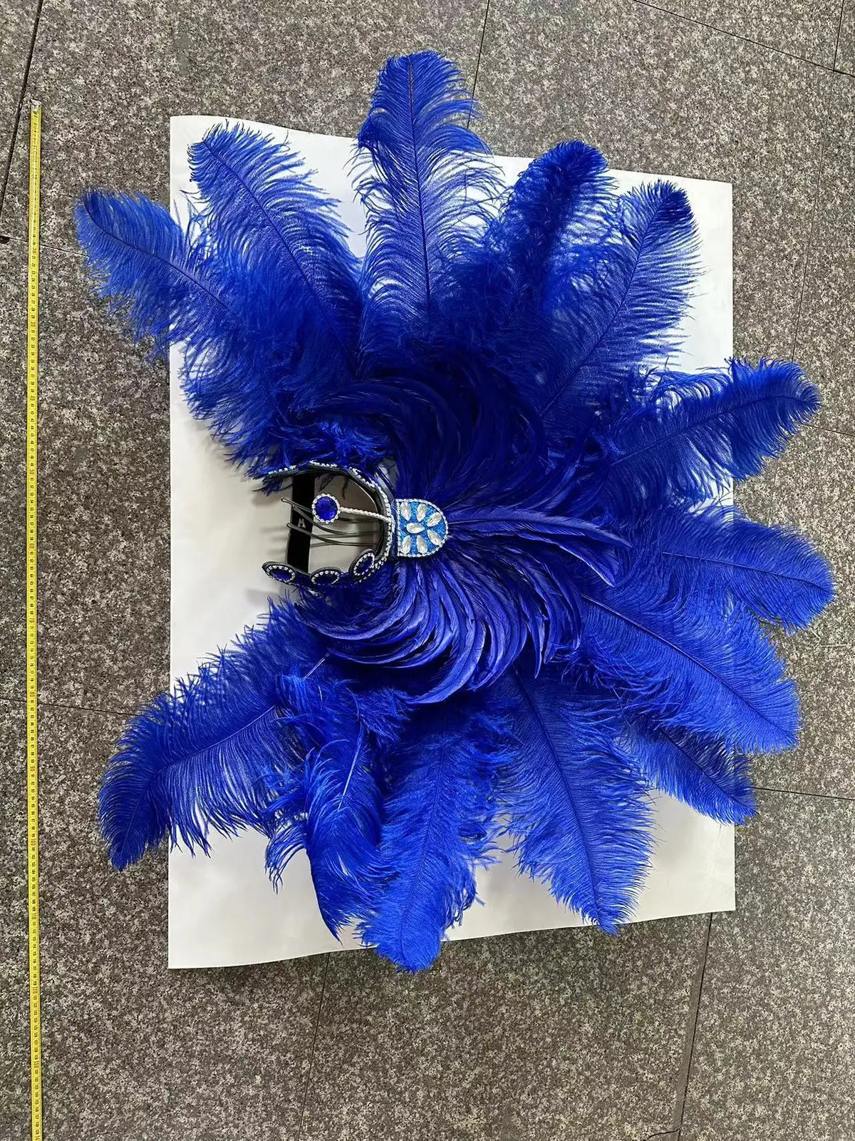 The Stardust Samba Enchantment – Exquisite Feathered Dance & Stage Headdress