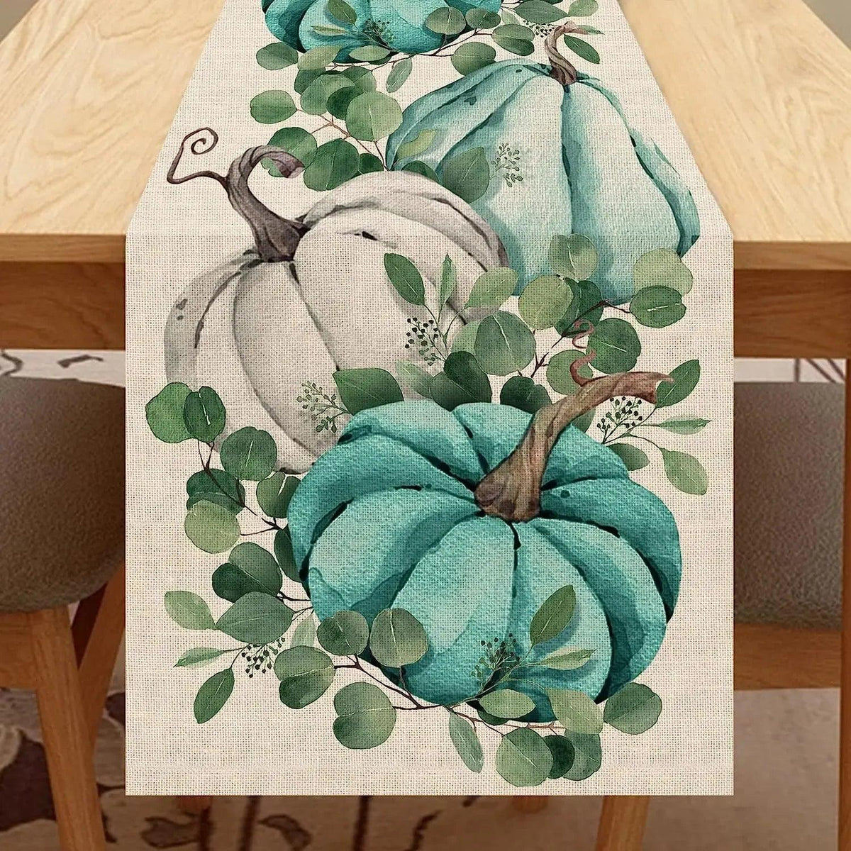 Autumn Thanksgiving Table Runners, 72 to 108 in