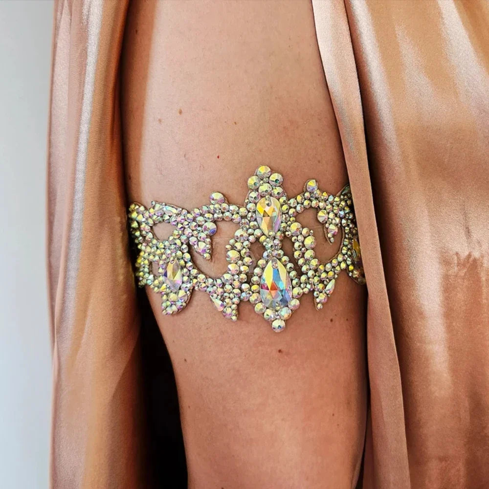 AB Rhinestone Leg/Thigh Chain Jewelry