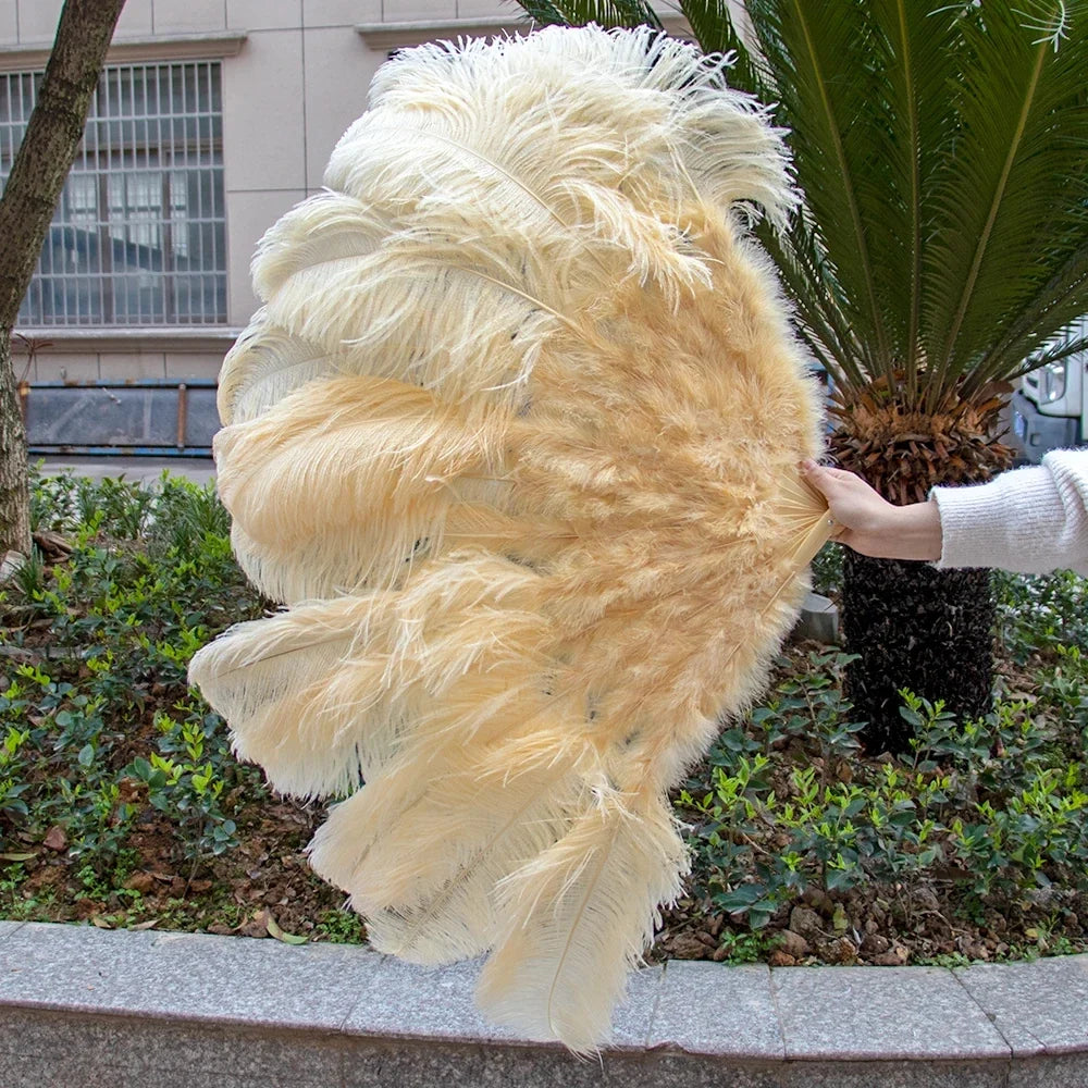 100CM Ostrich Feather Fans